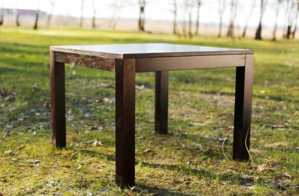 Класичний стіл колір Венге 100х100 см. (квадратний)